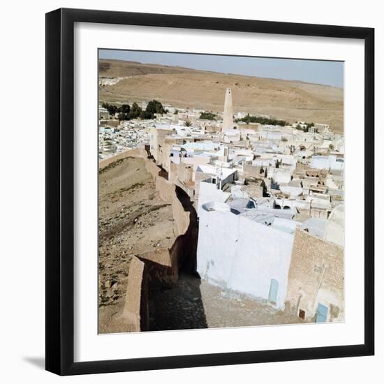 One of the oases of the Mzab valley-Werner Forman-Framed Giclee Print