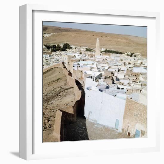 One of the oases of the Mzab valley-Werner Forman-Framed Giclee Print