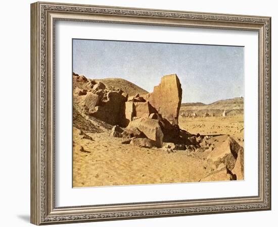 One of the Pharaoh's bridges, Egypt-English Photographer-Framed Giclee Print