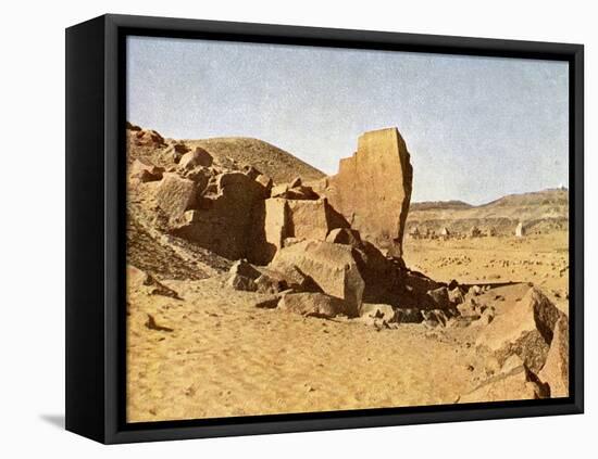 One of the Pharaoh's bridges, Egypt-English Photographer-Framed Premier Image Canvas