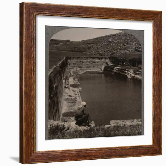 'One of the Pools of Solomon', c1900-Unknown-Framed Photographic Print
