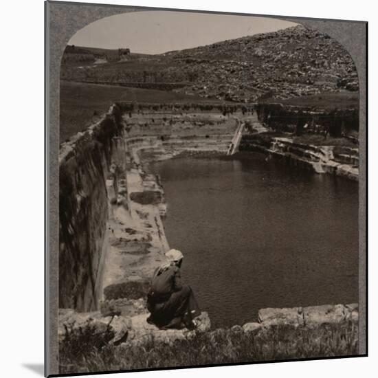 'One of the Pools of Solomon', c1900-Unknown-Mounted Photographic Print