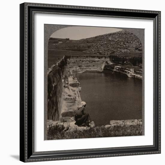 'One of the Pools of Solomon', c1900-Unknown-Framed Photographic Print