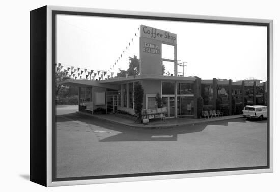 One of the Properties of Restaurateur Donald Nixon (Richard Nixon's Brother), Whitter, California-Grey Villet-Framed Premier Image Canvas