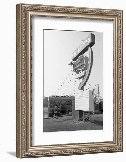 One of the Properties of Restaurateur Donald Nixon (Richard Nixon's Brother), Whitter, California-Grey Villet-Framed Photographic Print