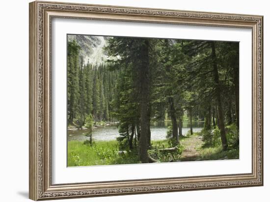 One of the Trampas Lakes High in the Pecos Wilderness, Sangre De Cristo Mountains-null-Framed Photographic Print