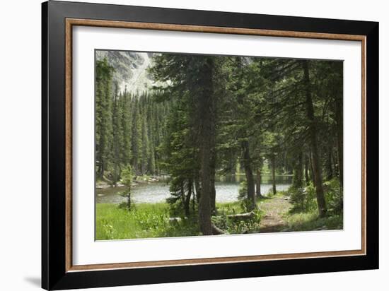 One of the Trampas Lakes High in the Pecos Wilderness, Sangre De Cristo Mountains-null-Framed Photographic Print