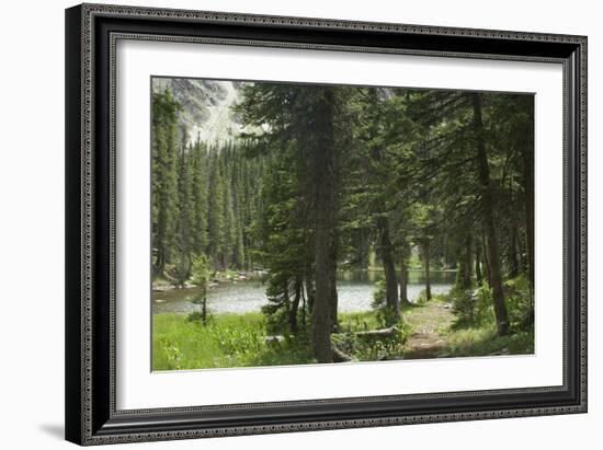 One of the Trampas Lakes High in the Pecos Wilderness, Sangre De Cristo Mountains-null-Framed Photographic Print