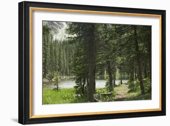 One of the Trampas Lakes High in the Pecos Wilderness, Sangre De Cristo Mountains-null-Framed Photographic Print