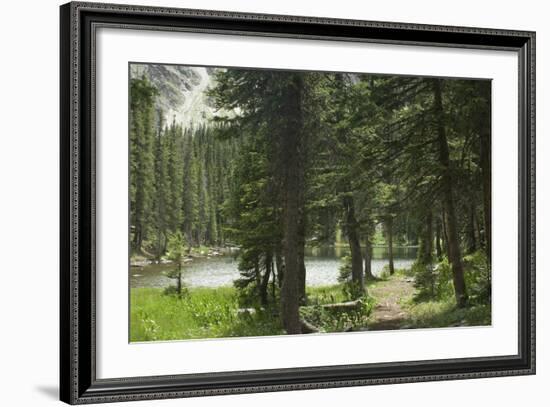 One of the Trampas Lakes High in the Pecos Wilderness, Sangre De Cristo Mountains-null-Framed Photographic Print