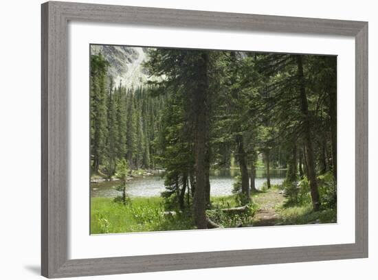 One of the Trampas Lakes High in the Pecos Wilderness, Sangre De Cristo Mountains-null-Framed Photographic Print