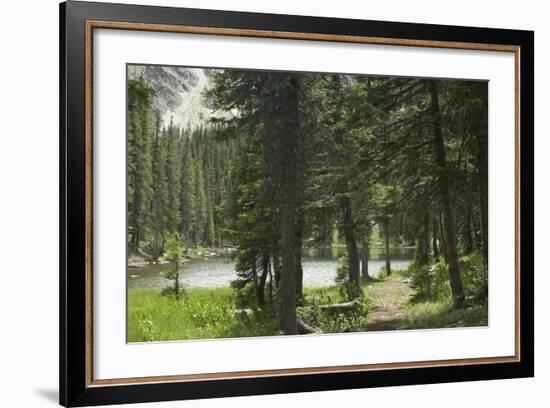 One of the Trampas Lakes High in the Pecos Wilderness, Sangre De Cristo Mountains-null-Framed Photographic Print