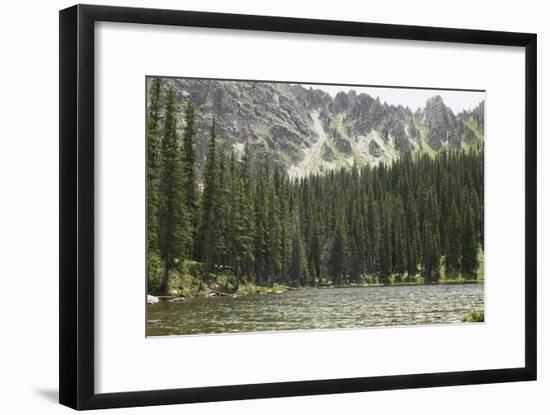 One of the Trampas Lakes High in the Pecos Wilderness, Sangre De Cristo Mountains-null-Framed Photographic Print