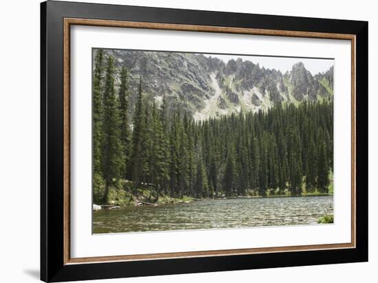 One of the Trampas Lakes High in the Pecos Wilderness, Sangre De Cristo Mountains-null-Framed Photographic Print