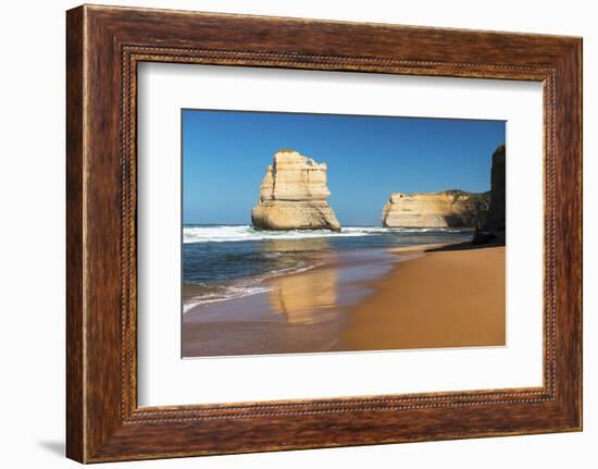 One of the Twelve Apostles and Southern Ocean, Twelve Apostles National Park, Port Campbell-Richard Nebesky-Framed Photographic Print