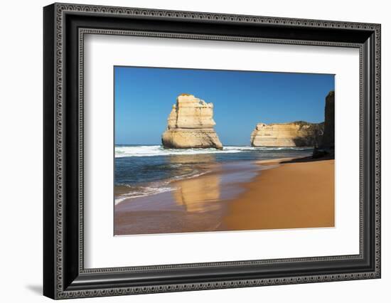 One of the Twelve Apostles and Southern Ocean, Twelve Apostles National Park, Port Campbell-Richard Nebesky-Framed Photographic Print