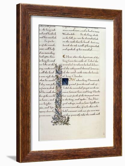 One of Two Fragments from Lancelot Du Lac (Re 223038)-William Morris-Framed Giclee Print