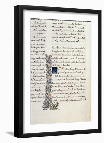 One of Two Fragments from Lancelot Du Lac (Re 223038)-William Morris-Framed Giclee Print