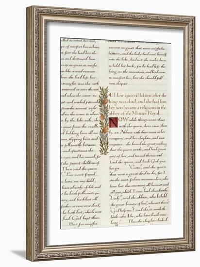 One of Two Fragments from Lancelot Du Lac (Re 223039)-William Morris-Framed Giclee Print