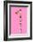 One On Pink-null-Framed Giclee Print