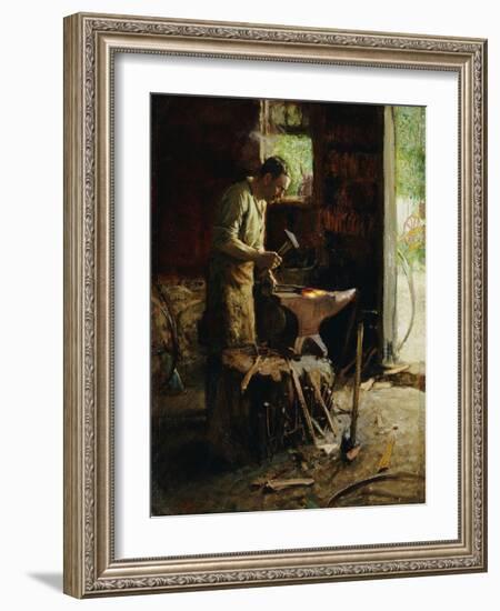 one pBlacksmith-Edward Henry Potthast-Framed Giclee Print