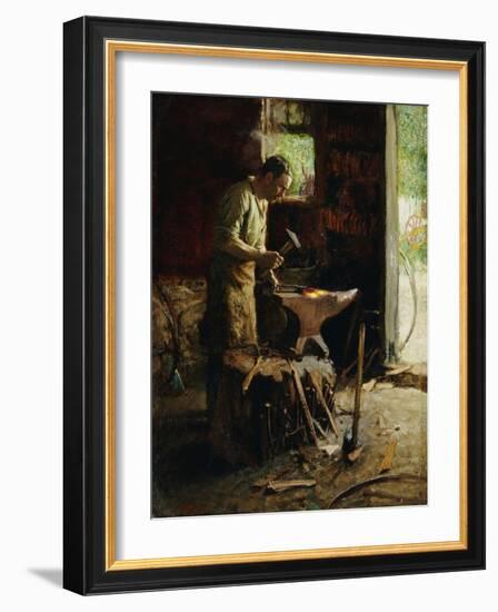 one pBlacksmith-Edward Henry Potthast-Framed Giclee Print
