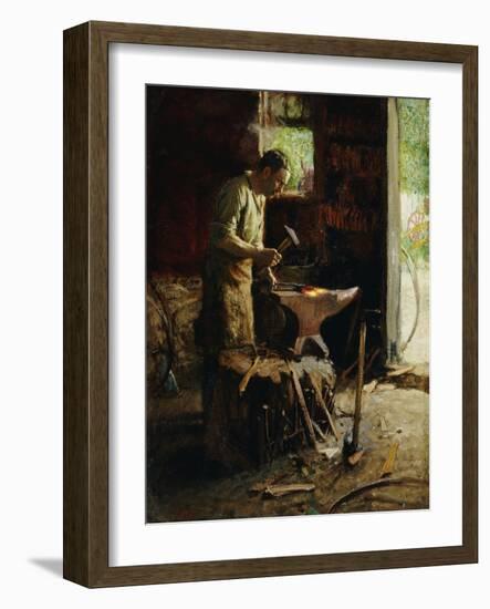 one pBlacksmith-Edward Henry Potthast-Framed Giclee Print