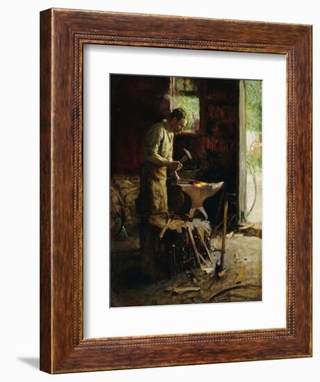 one pBlacksmith-Edward Henry Potthast-Framed Giclee Print