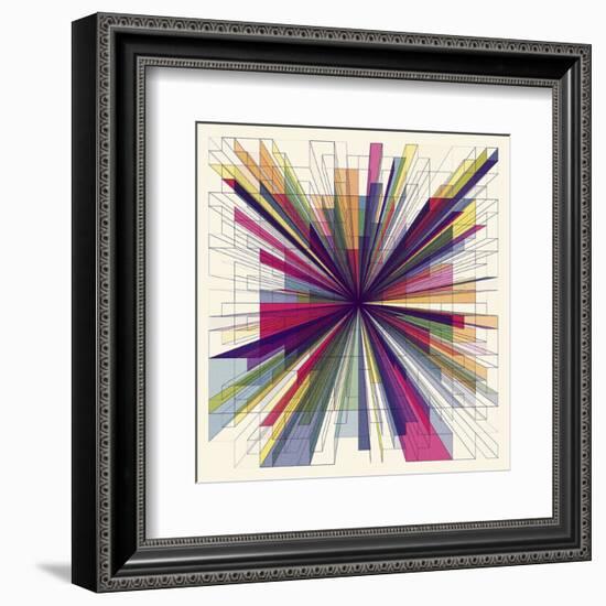 One Point Perspective-Simon C^ Page-Framed Art Print