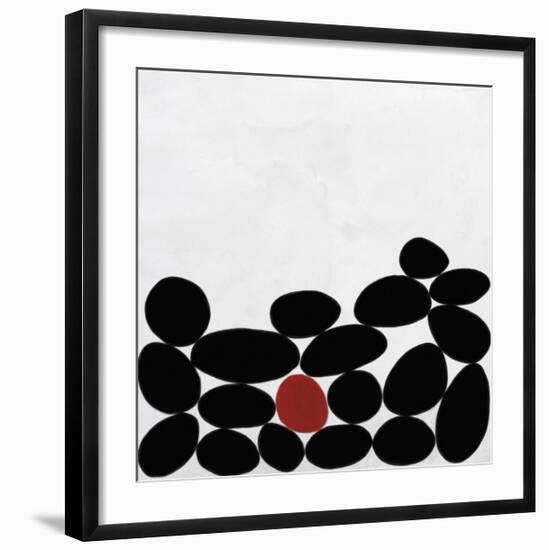 One Red Stone-Yuko Lau-Framed Giclee Print