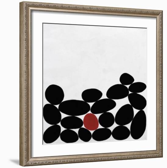 One Red Stone-Yuko Lau-Framed Giclee Print