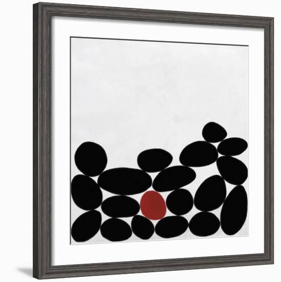 One Red Stone-Yuko Lau-Framed Giclee Print