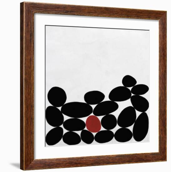 One Red Stone-Yuko Lau-Framed Giclee Print