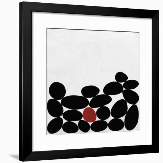 One Red Stone-Yuko Lau-Framed Giclee Print