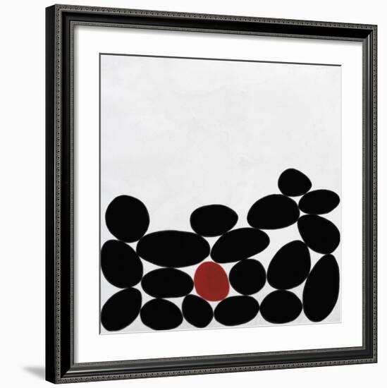 One Red Stone-Yuko Lau-Framed Giclee Print