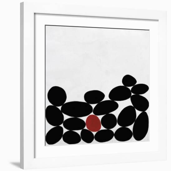 One Red Stone-Yuko Lau-Framed Giclee Print