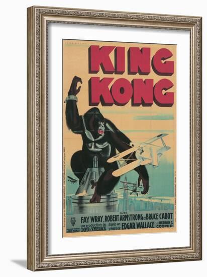 One-Sheet for King Kong-null-Framed Art Print