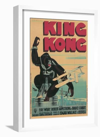 One-Sheet for King Kong-null-Framed Premium Giclee Print