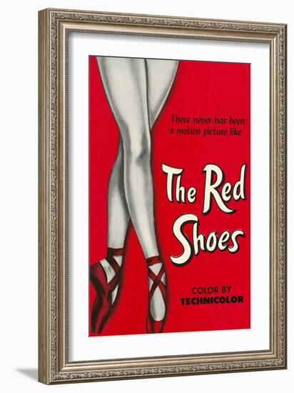 One-Sheet for the Red Shoes-null-Framed Art Print