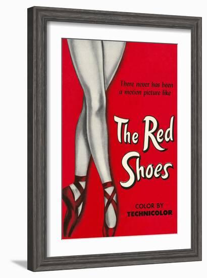 One-Sheet for the Red Shoes-null-Framed Art Print