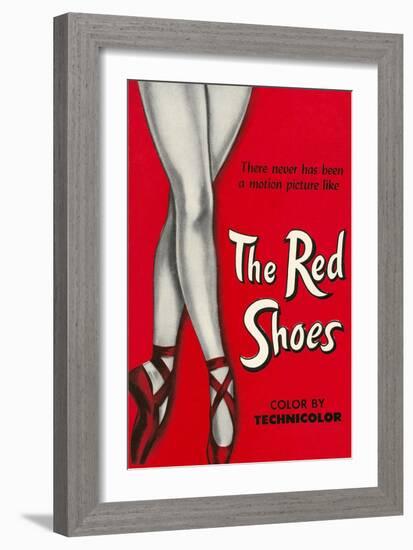 One-Sheet for the Red Shoes-null-Framed Art Print