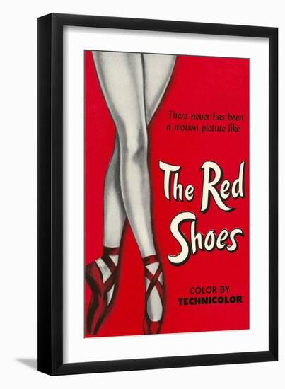 One-Sheet for the Red Shoes-null-Framed Art Print