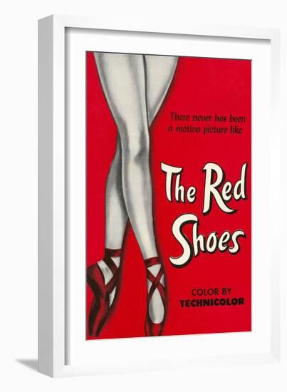 One-Sheet for the Red Shoes-null-Framed Art Print