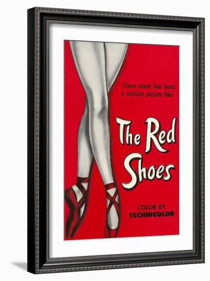 One-Sheet for the Red Shoes-null-Framed Art Print