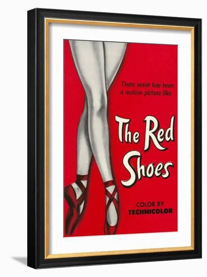 One-Sheet for the Red Shoes-null-Framed Art Print