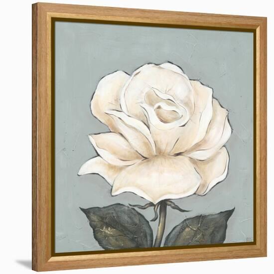 One Tan Rose-Jade Reynolds-Framed Stretched Canvas