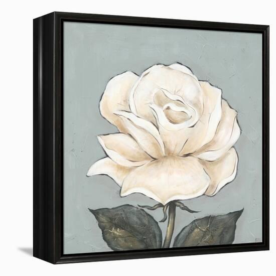 One Tan Rose-Jade Reynolds-Framed Stretched Canvas