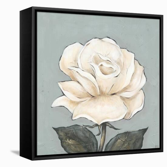 One Tan Rose-Jade Reynolds-Framed Stretched Canvas