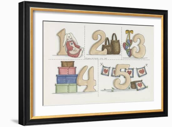 One to Five-Debbie McMaster-Framed Giclee Print