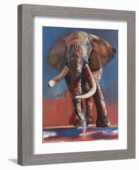 One Ton drinking-Mark Adlington-Framed Giclee Print